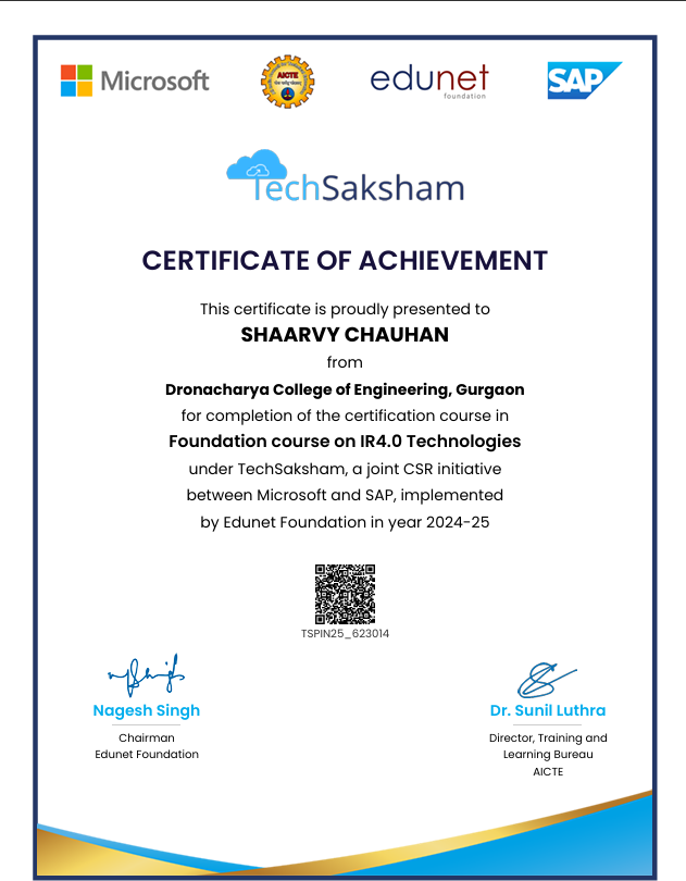 TechSaksham Training Program